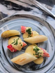 Plated food