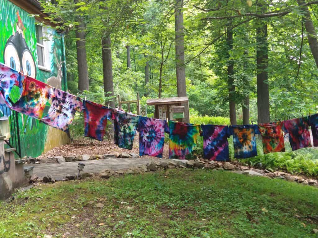 Summer Nature Program - tye dye tshirts